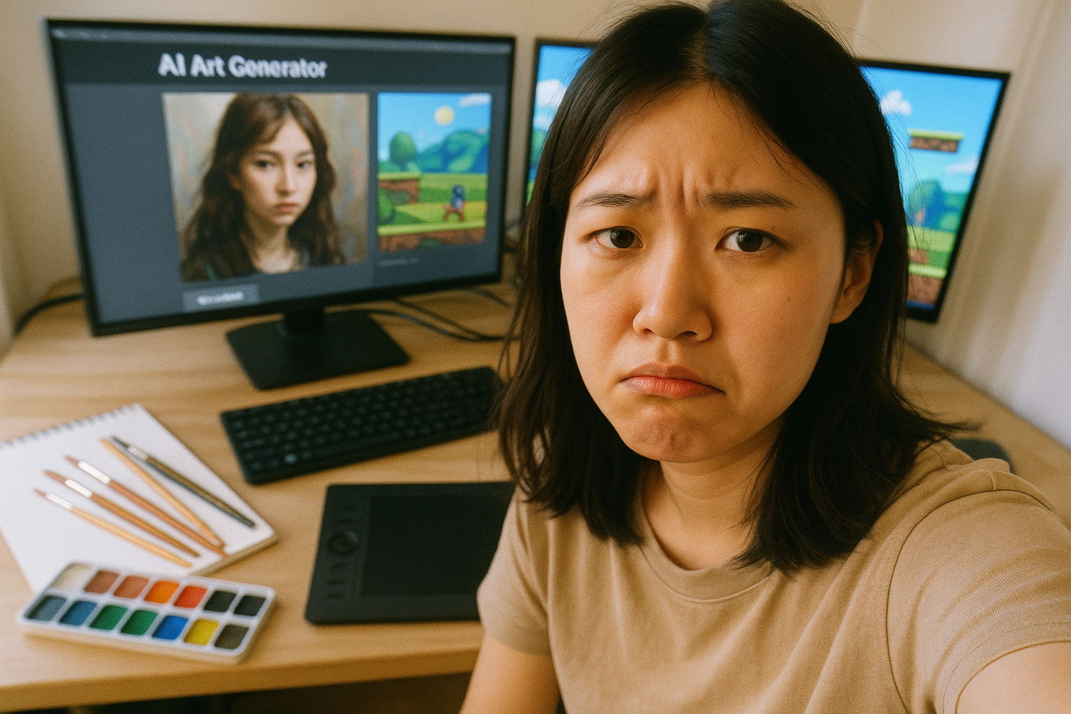 충격! 자칭 '게임 개발자'들, AI로 만든 게임 예술을 진짜라고 속이고 있다