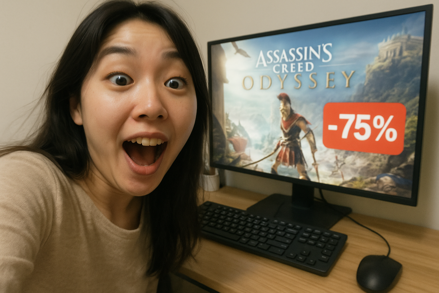 79.99달러짜리 '어쌔신 크리드 오디세이' 15.99달러에?... 유저들 "여름 최고의 구매" 호평 쏟아내