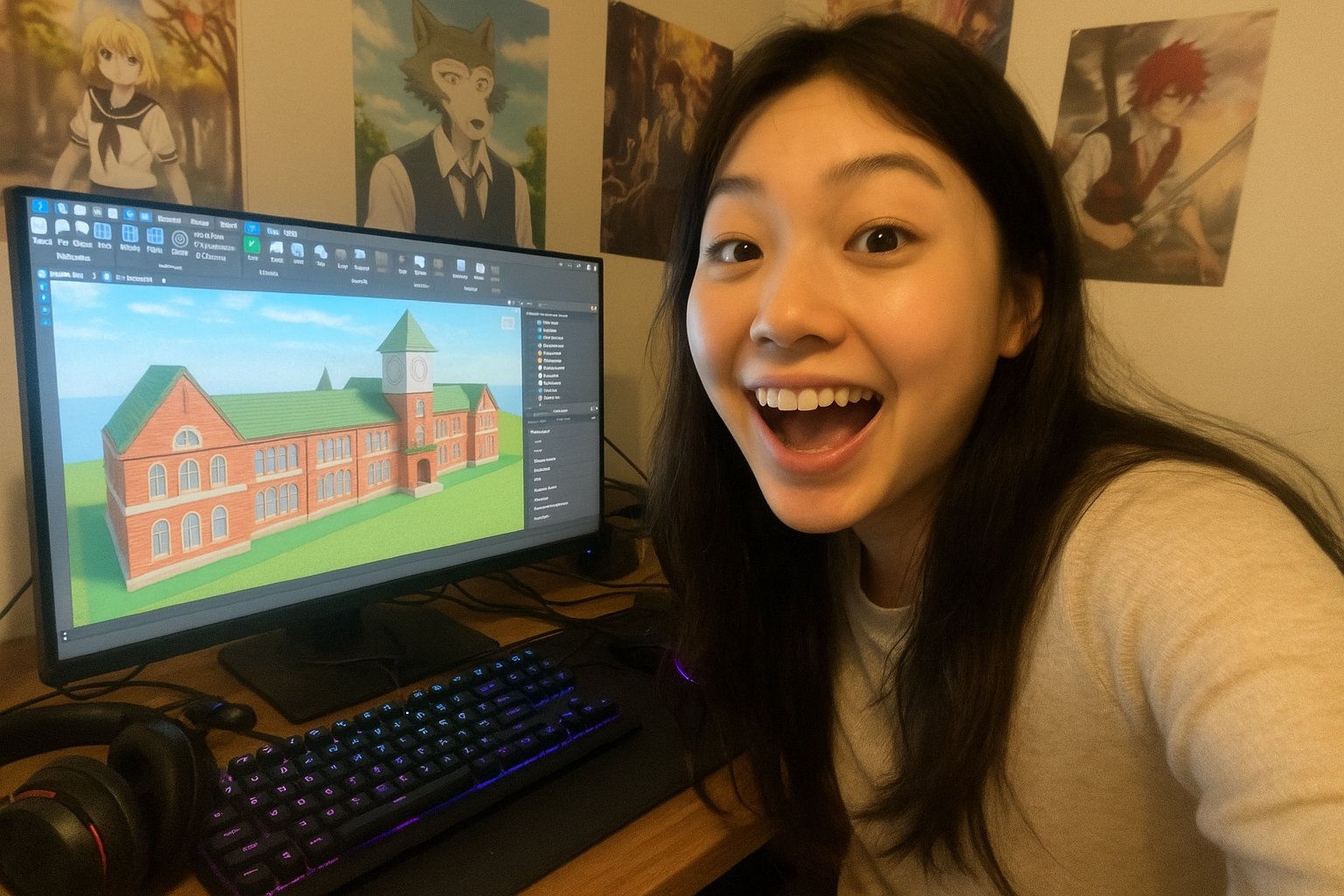 비스타즈 팬이 혼자서 만든 로블록스 체리튼 아카데미가 화제