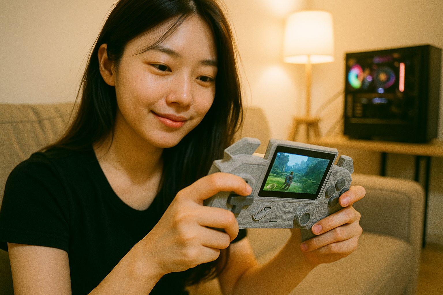 PC 게임을 손 안에서? 개발자가 직접 만든 커스텀 휴대용 스트리밍 콘솔 화제