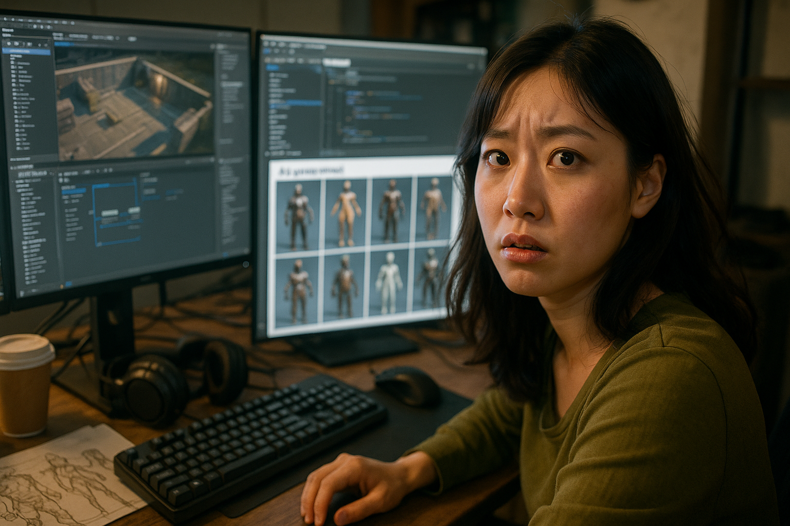 게임 에셋 스토어, AI 생성 콘텐츠 '완전 퇴출' 선언... 개발자들 환영