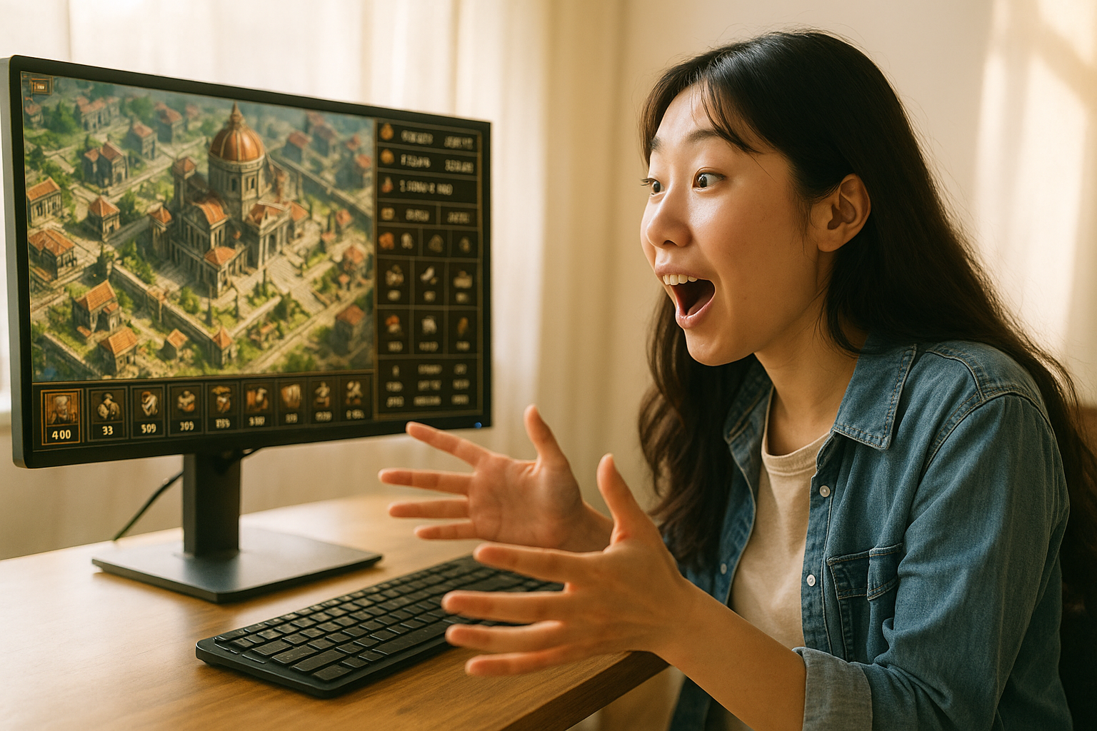 AI가 혼자서 만든 도시의 위엄... 64개 건물에 인구 200명, 금 수입 20까지