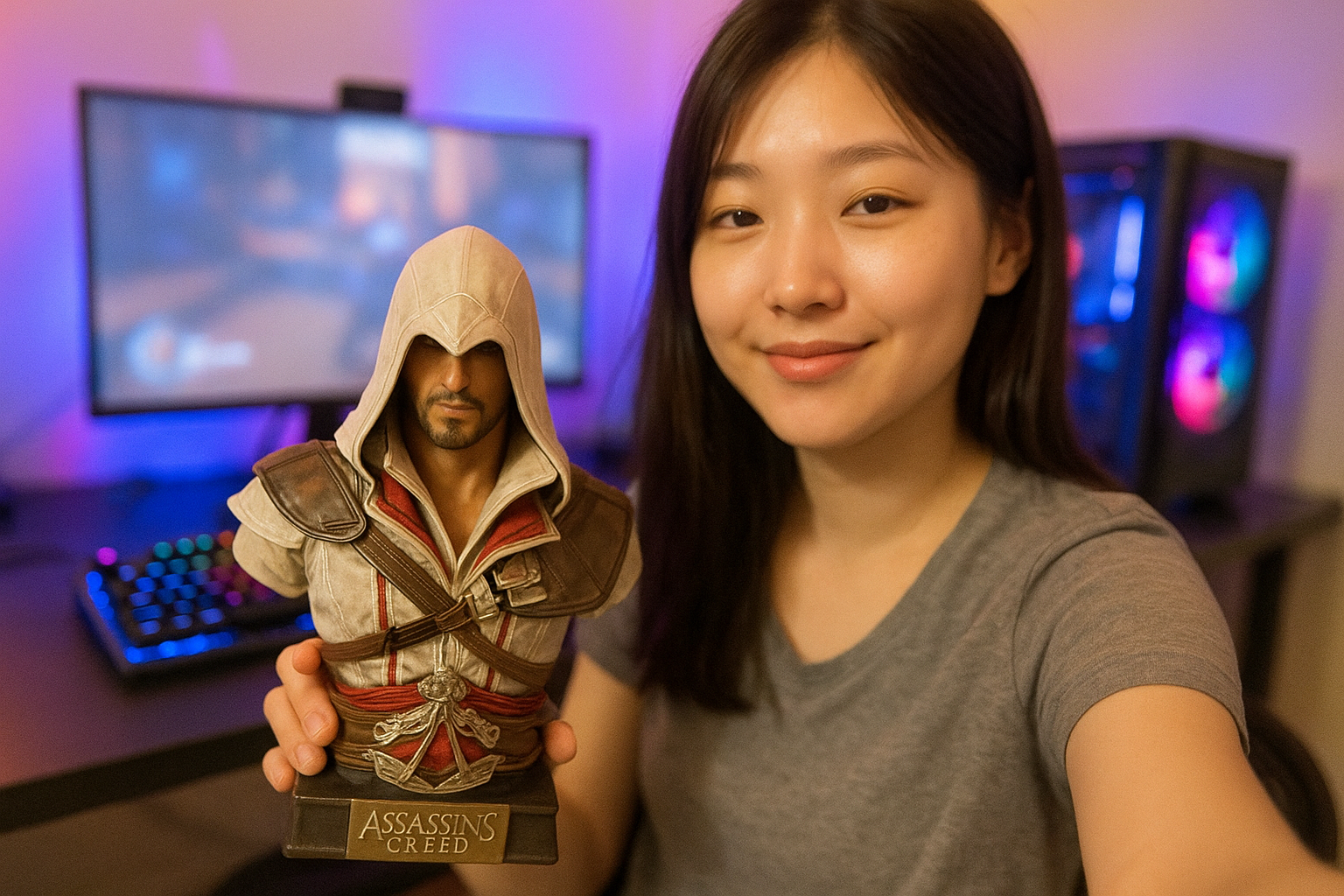 인도 게이머들 사이에서 화제가 된 어쌔신 크리드 에지오 피규어 증정 이벤트