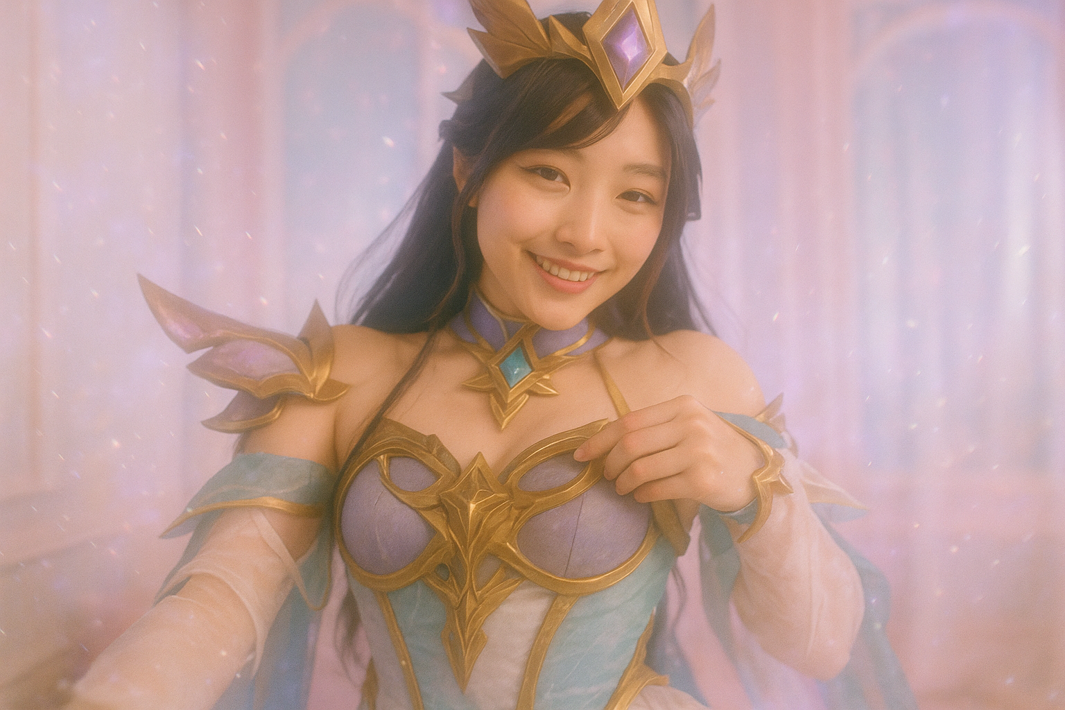 인피니티 니키에서 롤 코스프레 재현했더니 원작보다 더 고급져 보인다는 유저들 반응