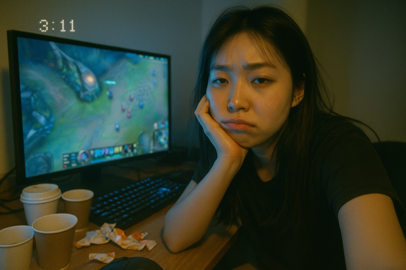 새벽 3시 롤 하면 안 되는 이유.jpg...원딜러들 '멘탈 붕괴' 호소