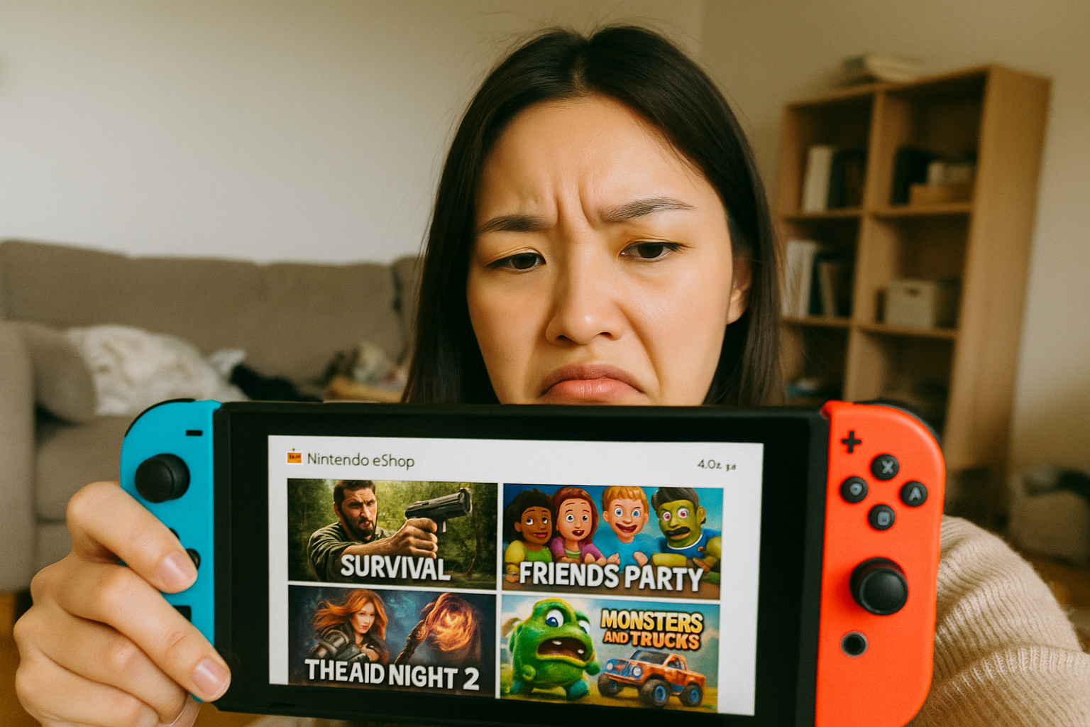 닌텐도 이샵, 조악한 AI 게임들로 뒤덮였다... "진짜 게임 찾기가 하늘의 별따기"