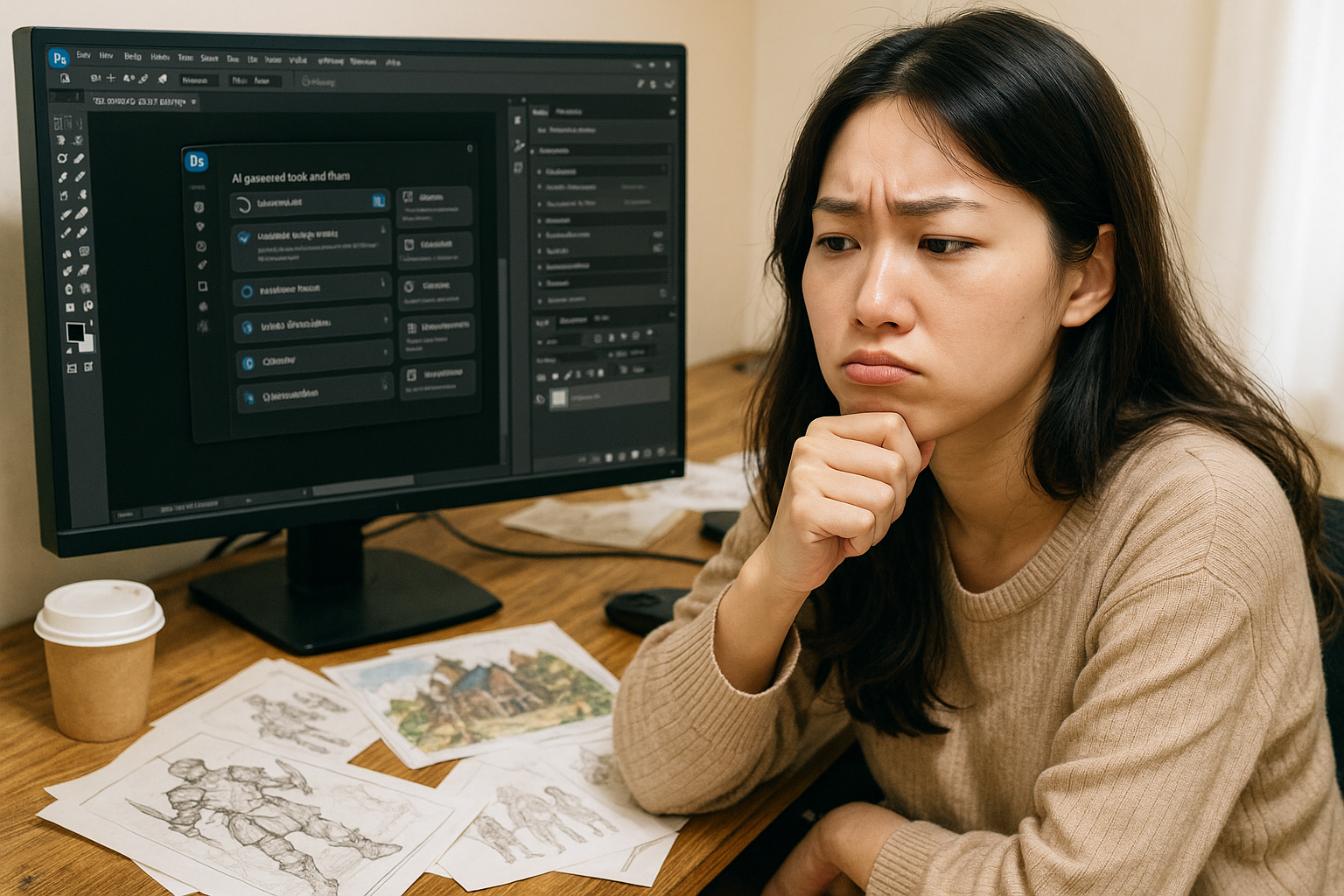 포토샵 AI 기능 사용해도 되는 걸까? RPG 제작자들 고민 깊어져