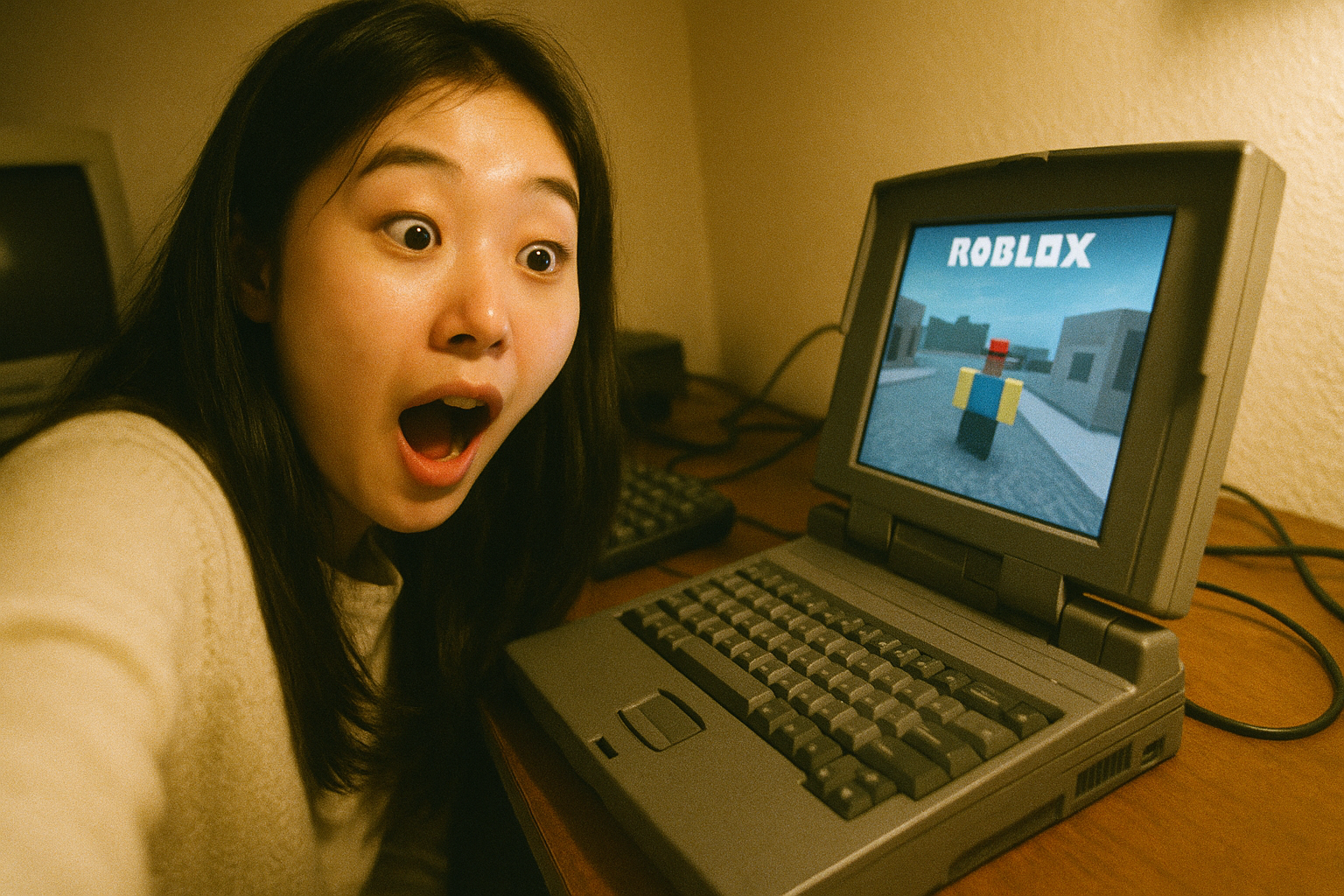 30년 된 노트북으로 로블록스 돌려봤더니... 충격적인 결과