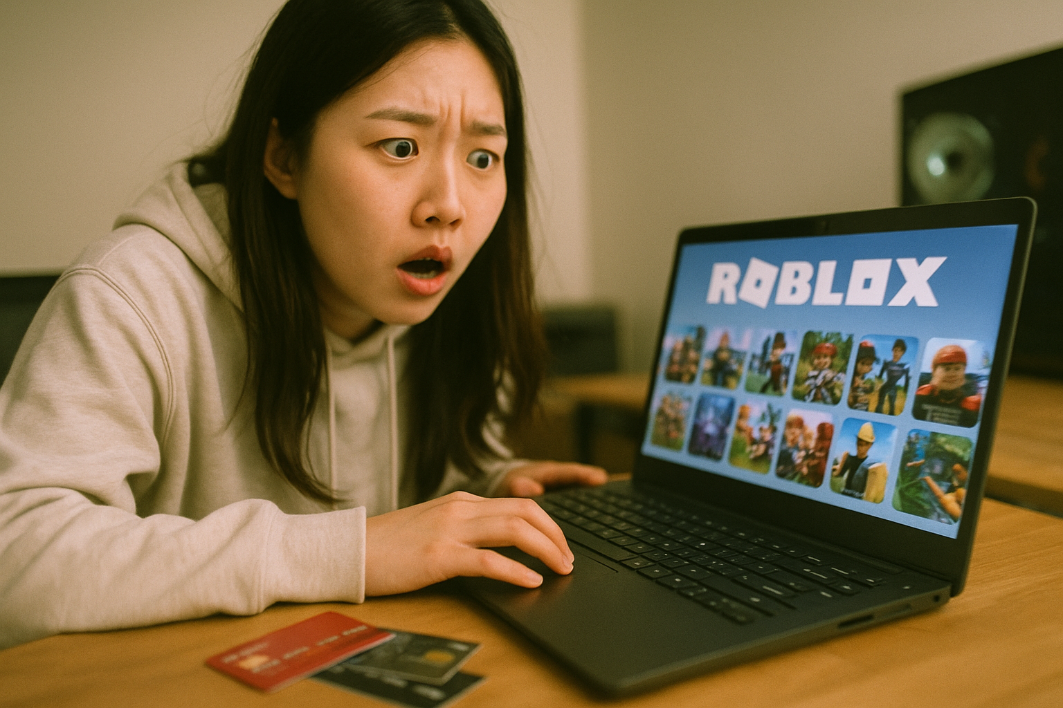 10살 동생이 아빠 카드로 100만원 털어서 로블록스에 올인했다는데...