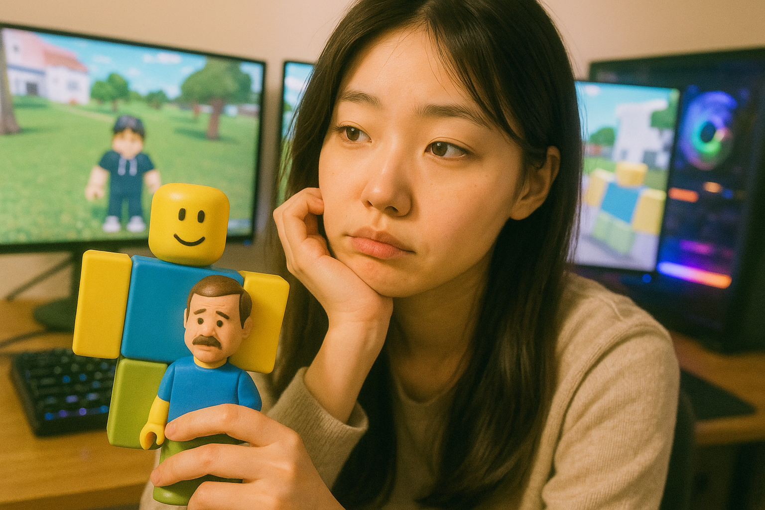 로블록스 뉴비 캐릭터, 알고보니 아재였다? 유저들 사이에서 벌어진 흥미로운 논쟁