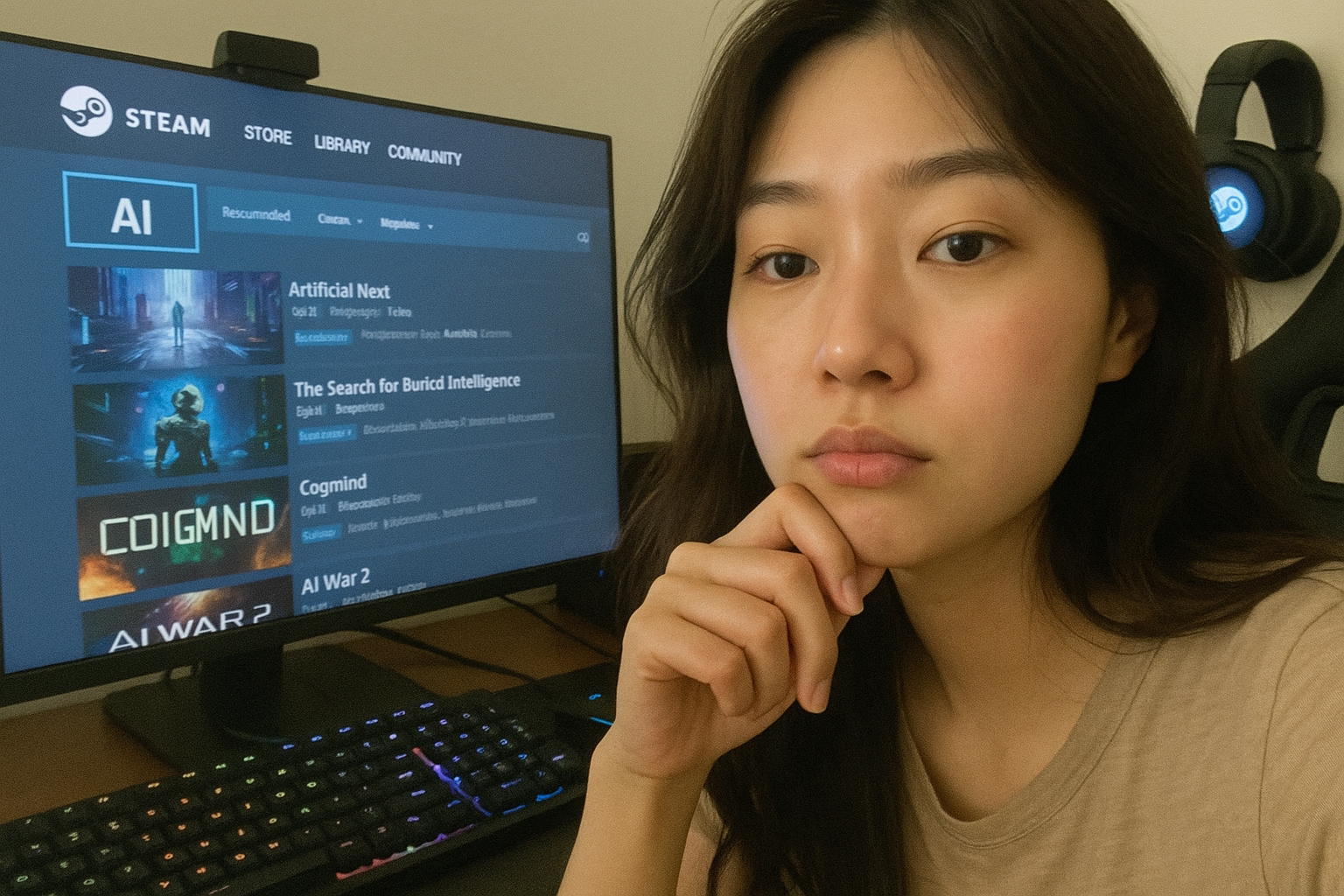 스팀 AI 태그 도입에 발칵 뒤집힌 게임 업계... '우리가 AI 쓰는 건 비밀이에요?'