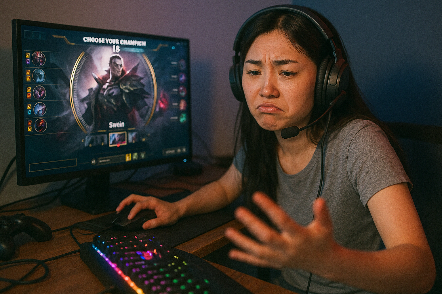 스웨인 서포터로 인해 결국 솔로 라인 버프는 영영 못받는다