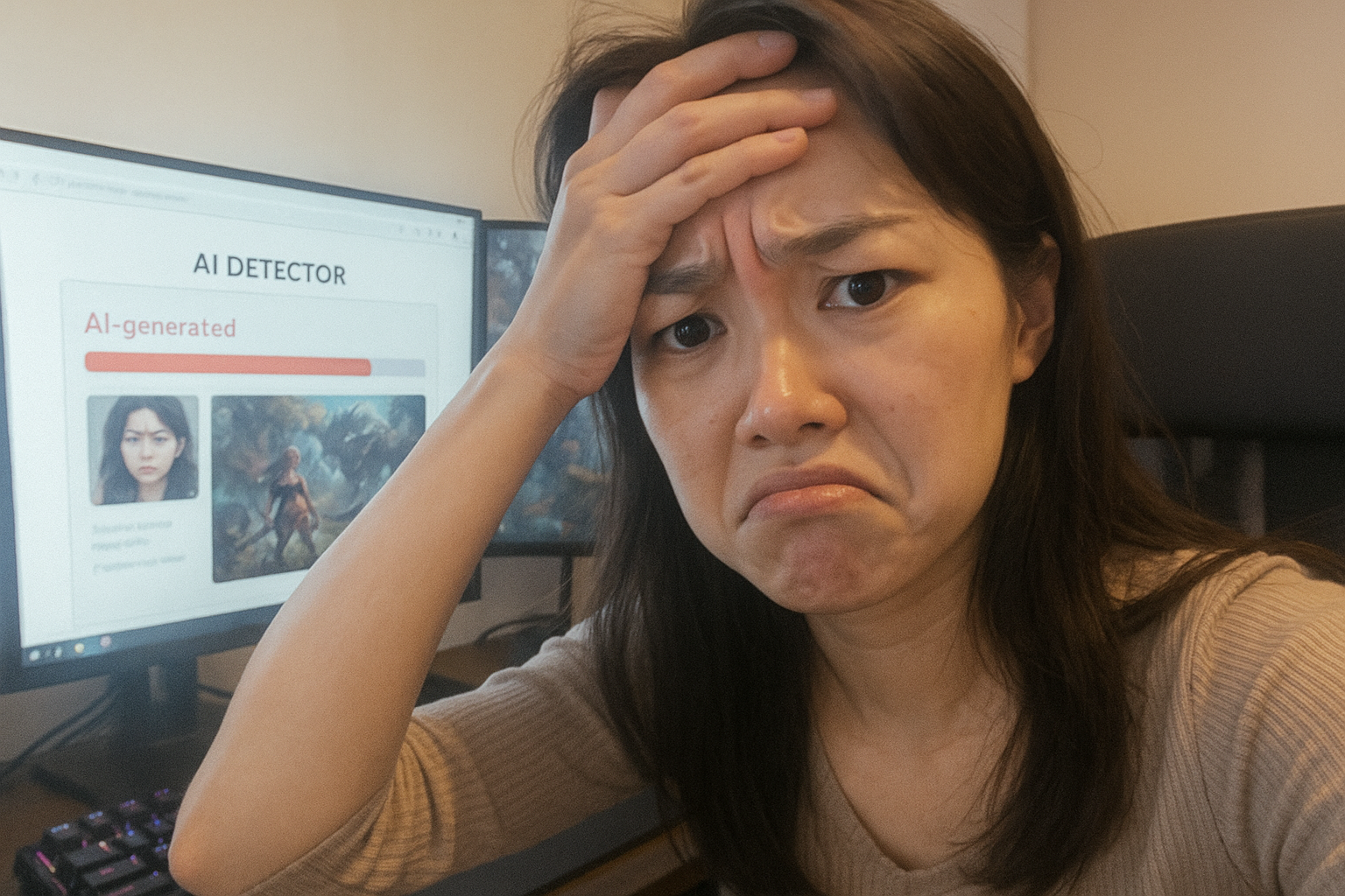 명일방주 팬들, AI 생성 이미지로 가짜 논란 조작해 발칵