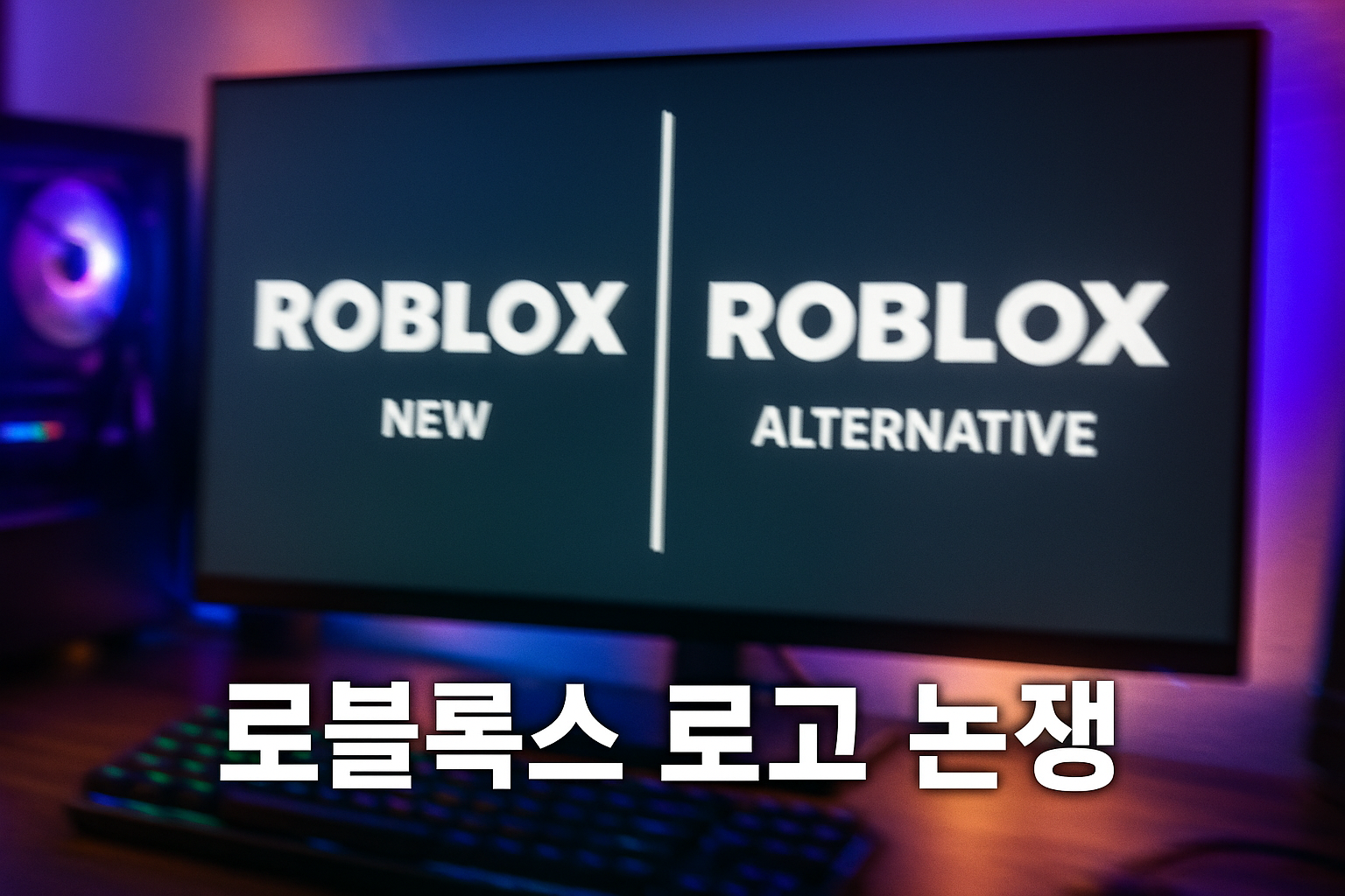 로블록스 신규 로고 변경에 발칵...유저 제작 대안 로고에 "당장 채용하라" 반응 쇄도