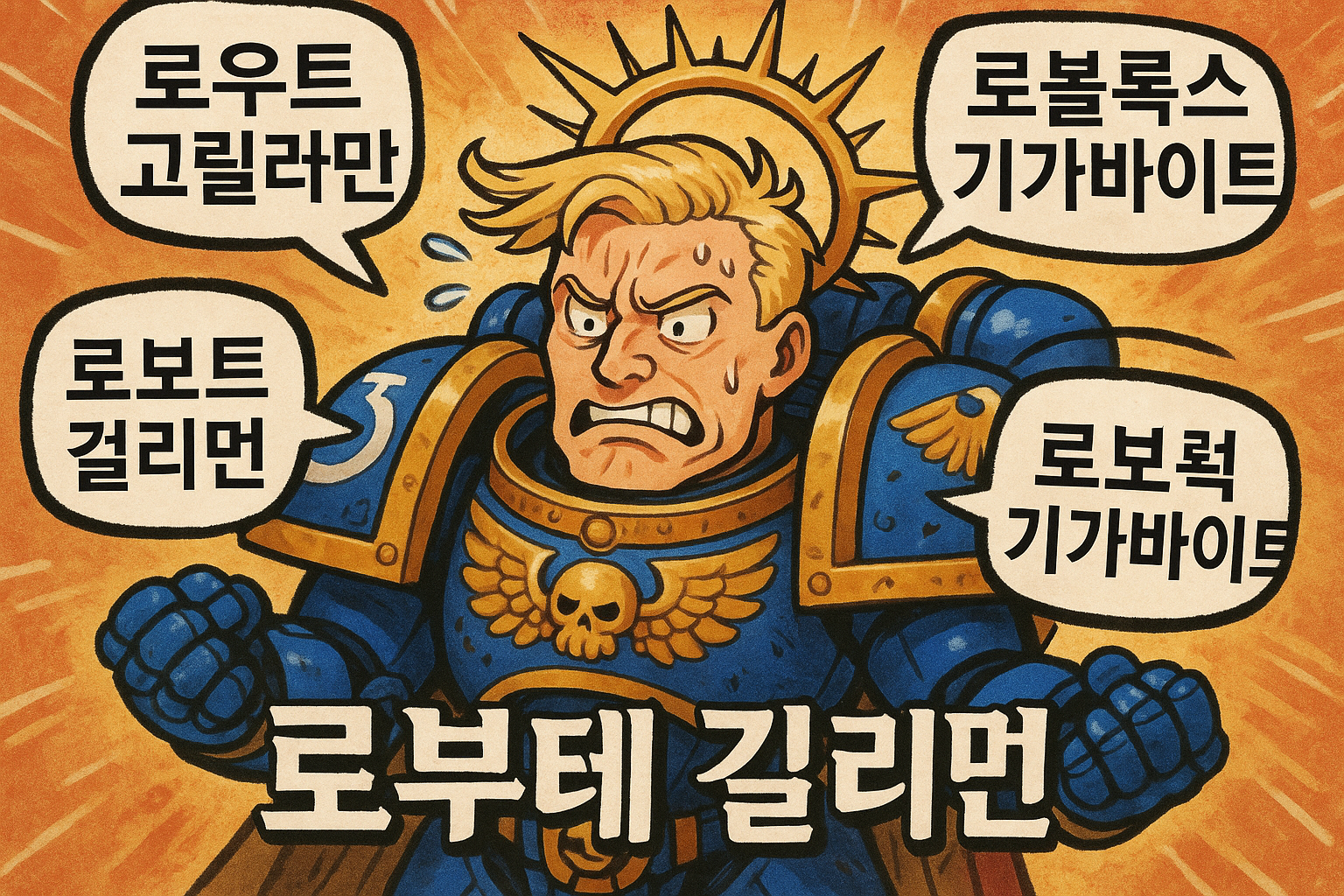 "로우보트 걸리맨? 로블록스 기가바이트?" 워해머 40K 팬들의 기상천외한 이름 짓기 열풍