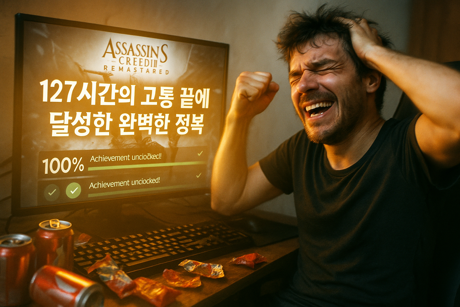 끝없는 고통의 127시간... '어새신 크리드 3 리마스터드' 모든 업적 달성한 유저의 비명
