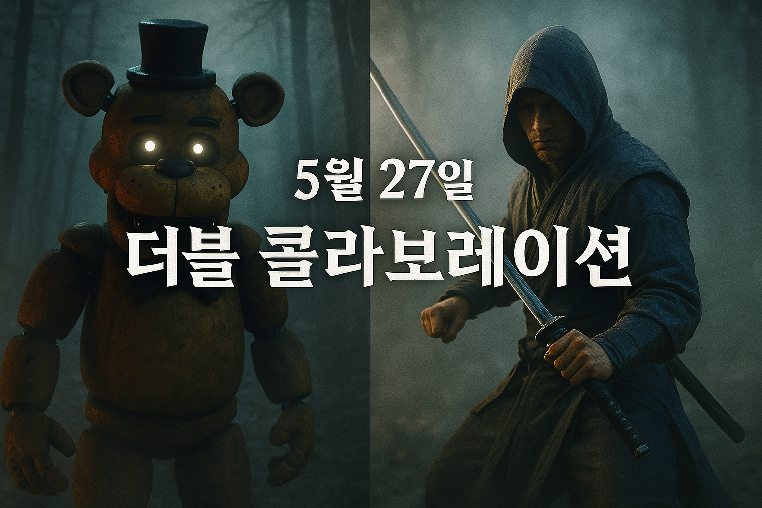 5월 27일 'FNAF vs 어쌔신 크리드' 생방송 대결... 경쟁은 이미 끝났다?