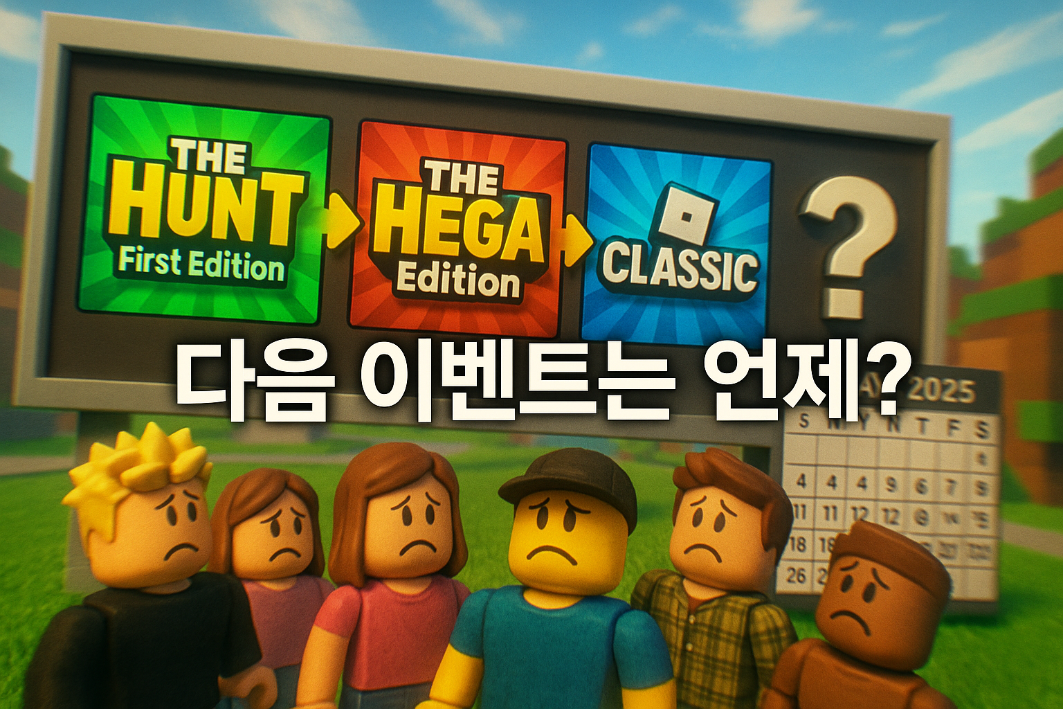 로블록스, 'THE' 이벤트 시리즈 다음 행사는 언제? 유저들 목 빠지게 기다려
