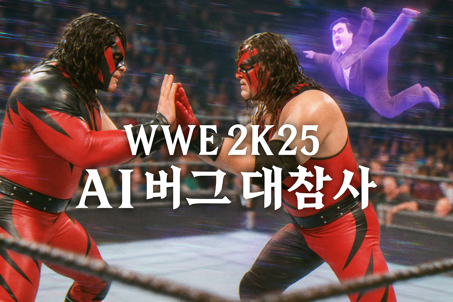 "헐.. WWE 2K25 AI, 결국 버그에 무한 반복 늪에 빠지다"