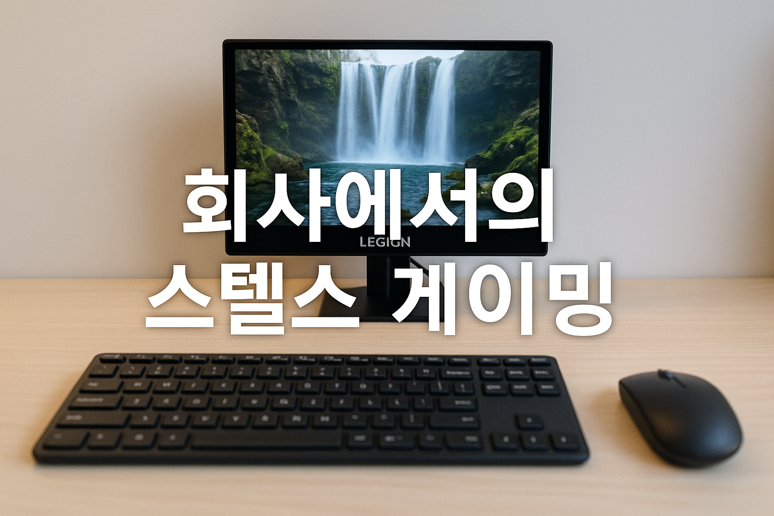 회사에서 몰래 게임을? 레기온 고로 '스텔스 게이밍' 성공한 직장인 화제