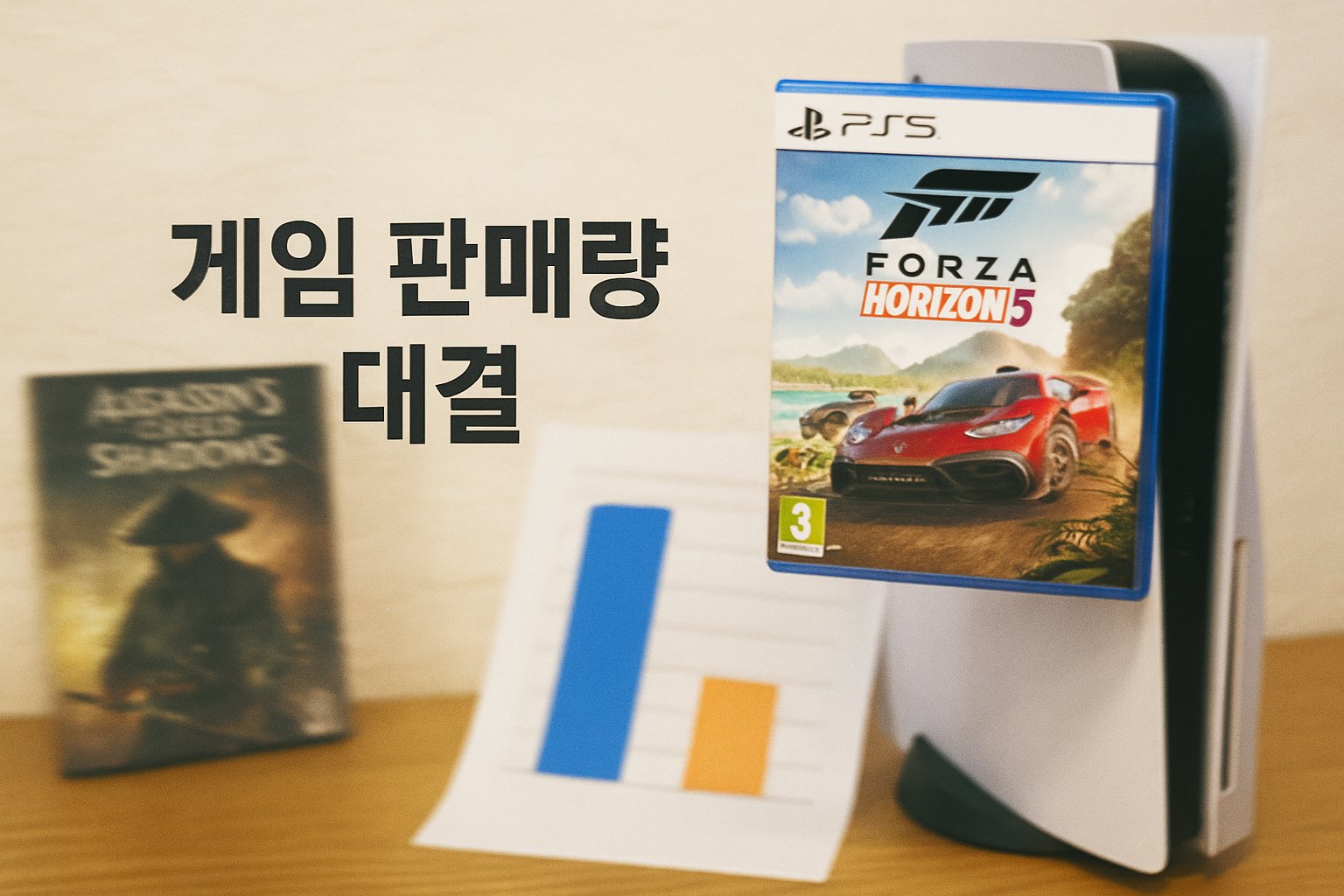 충격! 포르자 호라이즌 5 PS5 버전, 2주만에 어쌔신 크리드 쉐도우의 3개월 판매량 넘어