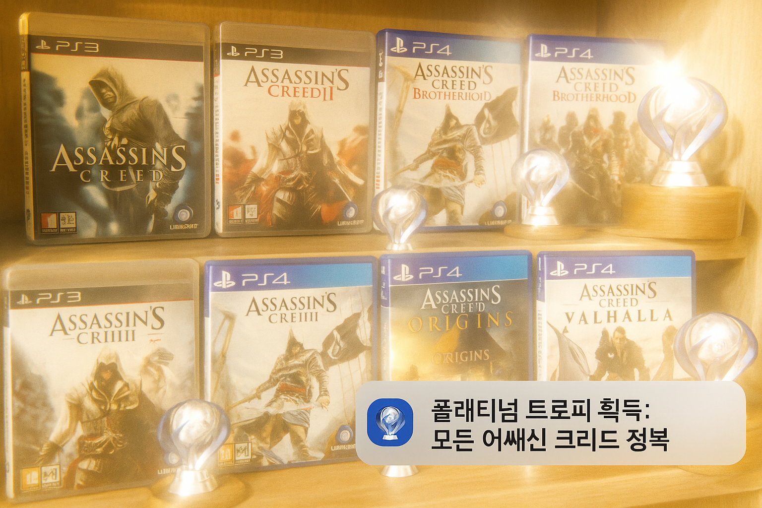 결국 해내버렸다... 어쌔신 크리드 모든 플래티넘 트로피 획득 유저 화제