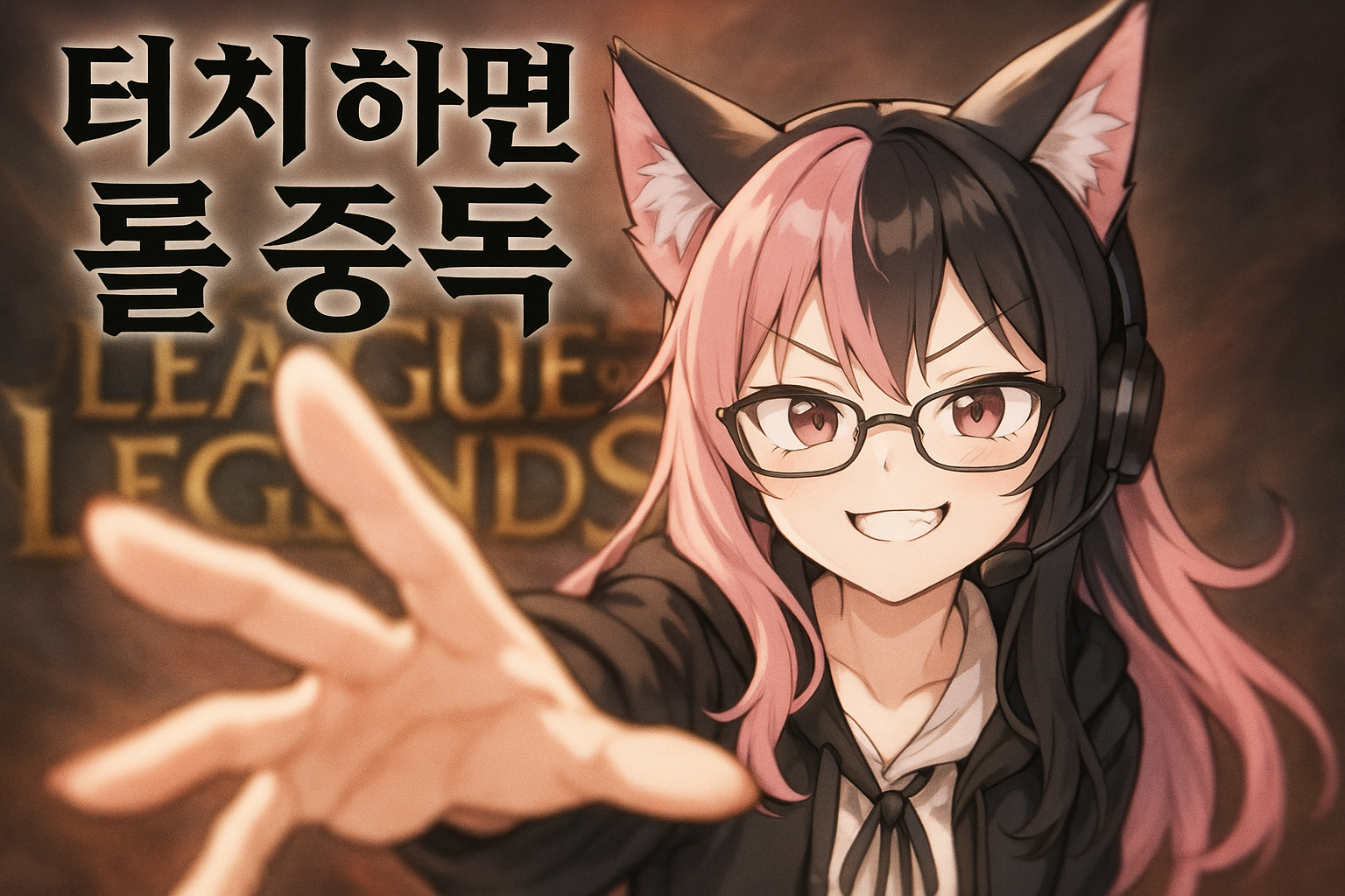 충격! "여우 브이튜버 터치하면 롤 하게 된다" 팬들 경고문 화제