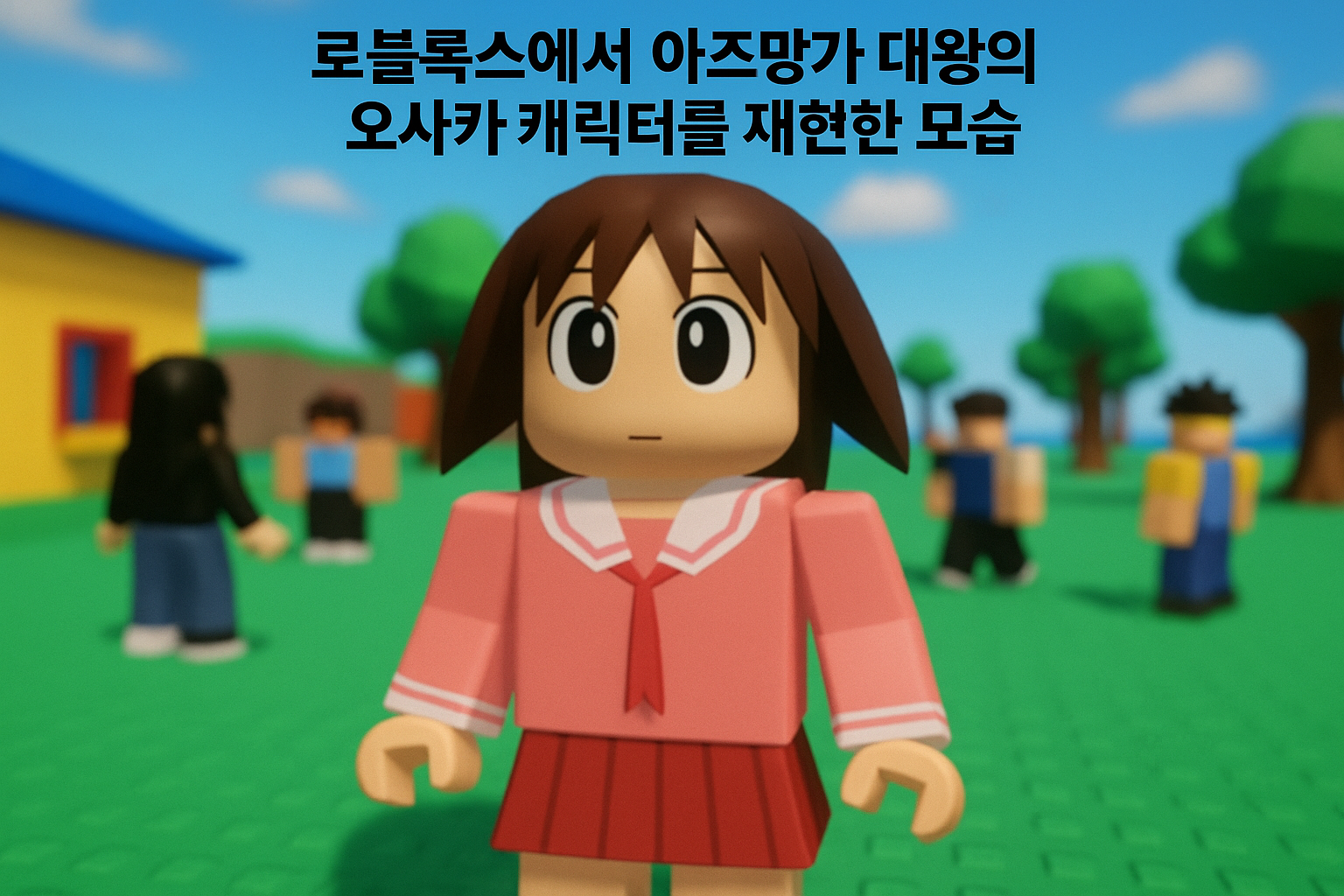 결국 로블록스에 침투한 '아즈망가 대왕'... 유저들 반응 폭발