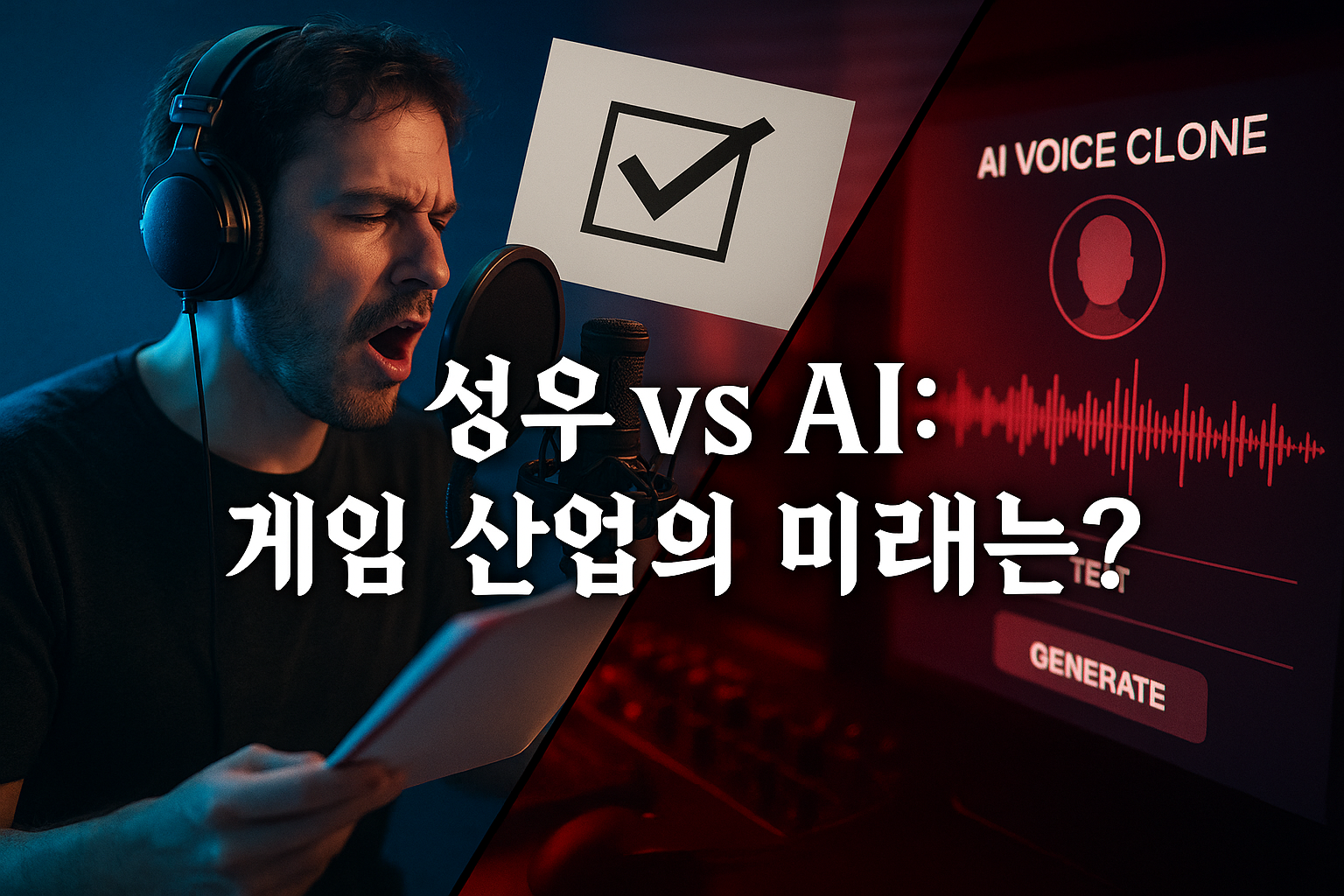 게임 업계 발칵, 성우들 대규모 AI 계약안 투표 돌입... '디지털 클론' 놓고 갈등 격화