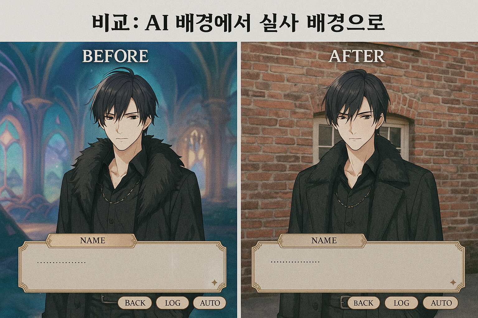 개발자의 귀환... AI 배경 사용 논란 딛고 실사로 교체한 인디 오토메 게임 '미스틱 카페 로맨스'