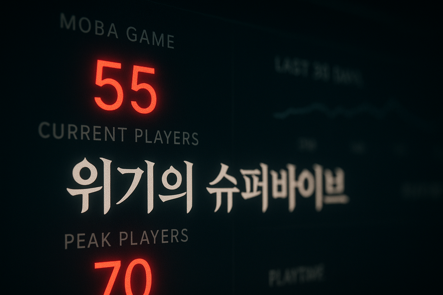 충격! '슈퍼바이브', 스팀 동시접속자 24시간 최고 70명... 신작 MOBA 생존 위기