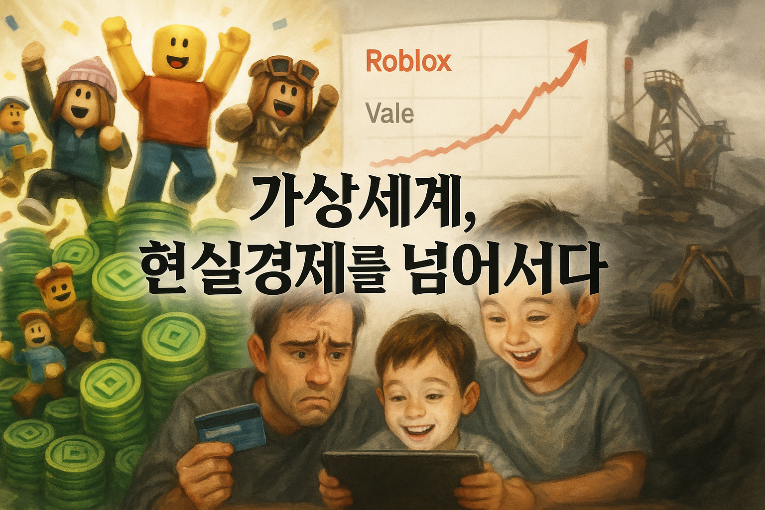 충격! 로블록스, 4천억 시가총액으로 브라질 최대 은행 제치고 광산 기업 따라잡아