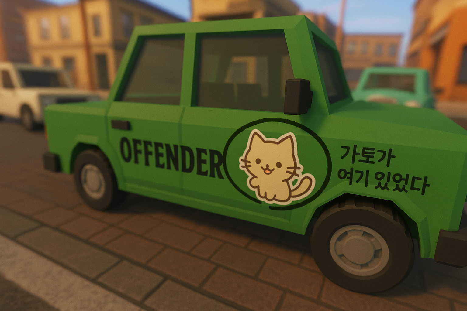 로블록스에서 발견된 충격적인 '오펜더' 차량 스티커, 유저들 폭소