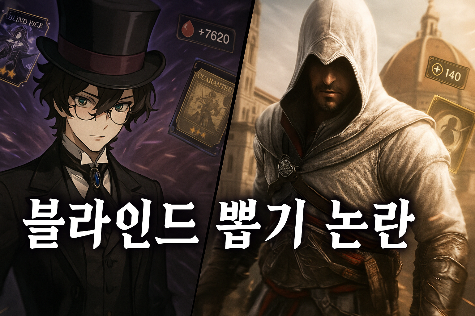 리버스 1999, 어쌔신 크리드 콜라보로 글로벌 서버 최초 '블라인드 뽑기' 도입 논란