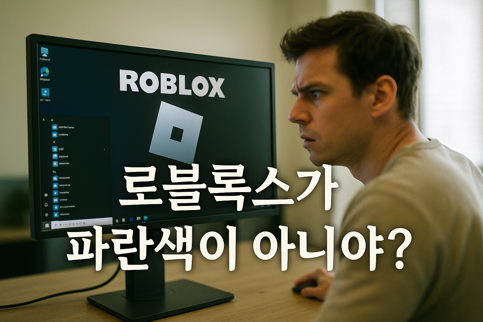 로블록스 로고가 파란색이 아니라고? 유저들 당황