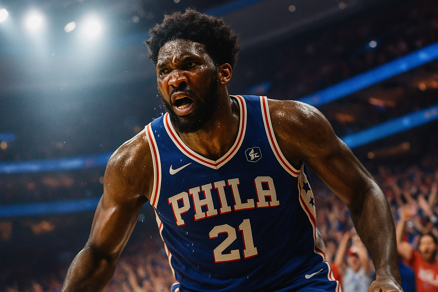 필라 76ers 팬들, 엠비드 논란에 발칵 "AI 이후 이렇게 열심히 하는 선수 없었다"