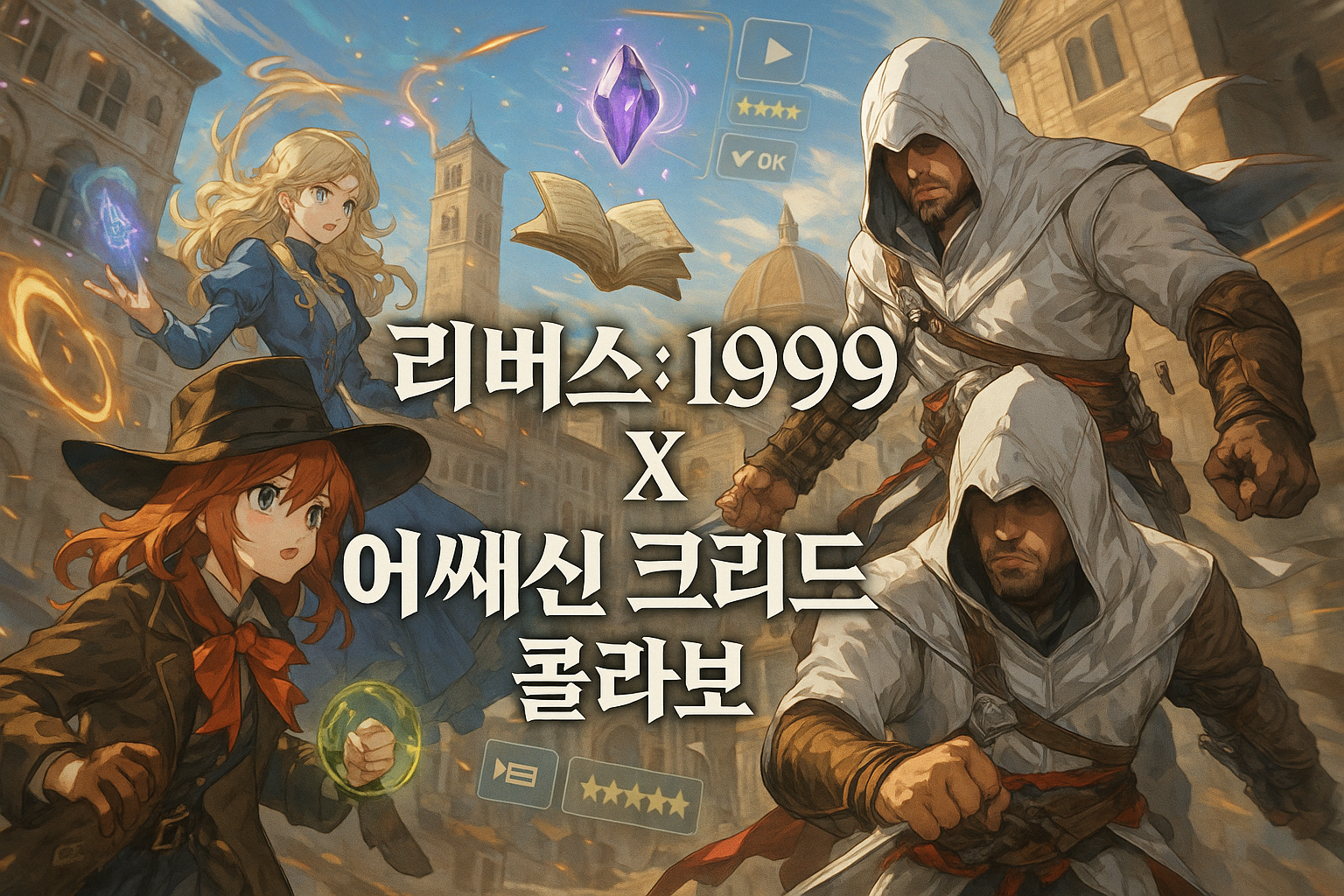 리버스: 1999가 어쌔신 크리드와 손을 잡았다! 레딧 커뮤니티 발칵