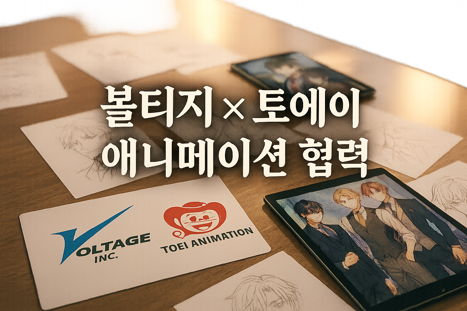 볼티지, 토에이 애니메이션과 손잡고 콘솔 게임 개발 나선다