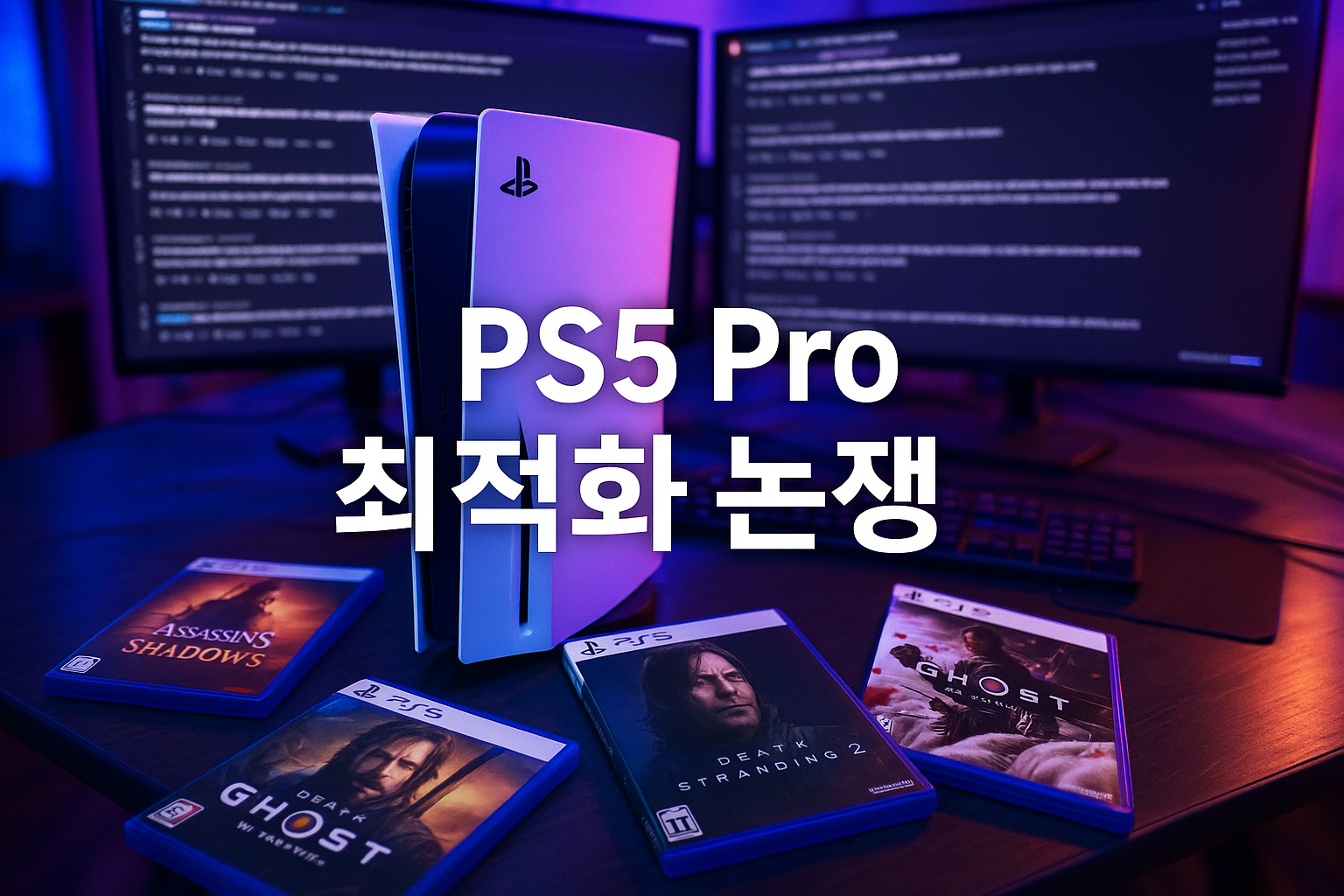 PS5 Pro 최적화 게임 논쟁 발발, 어쌔신 크리드 섀도우VS데스 스트랜딩2 갑론을박