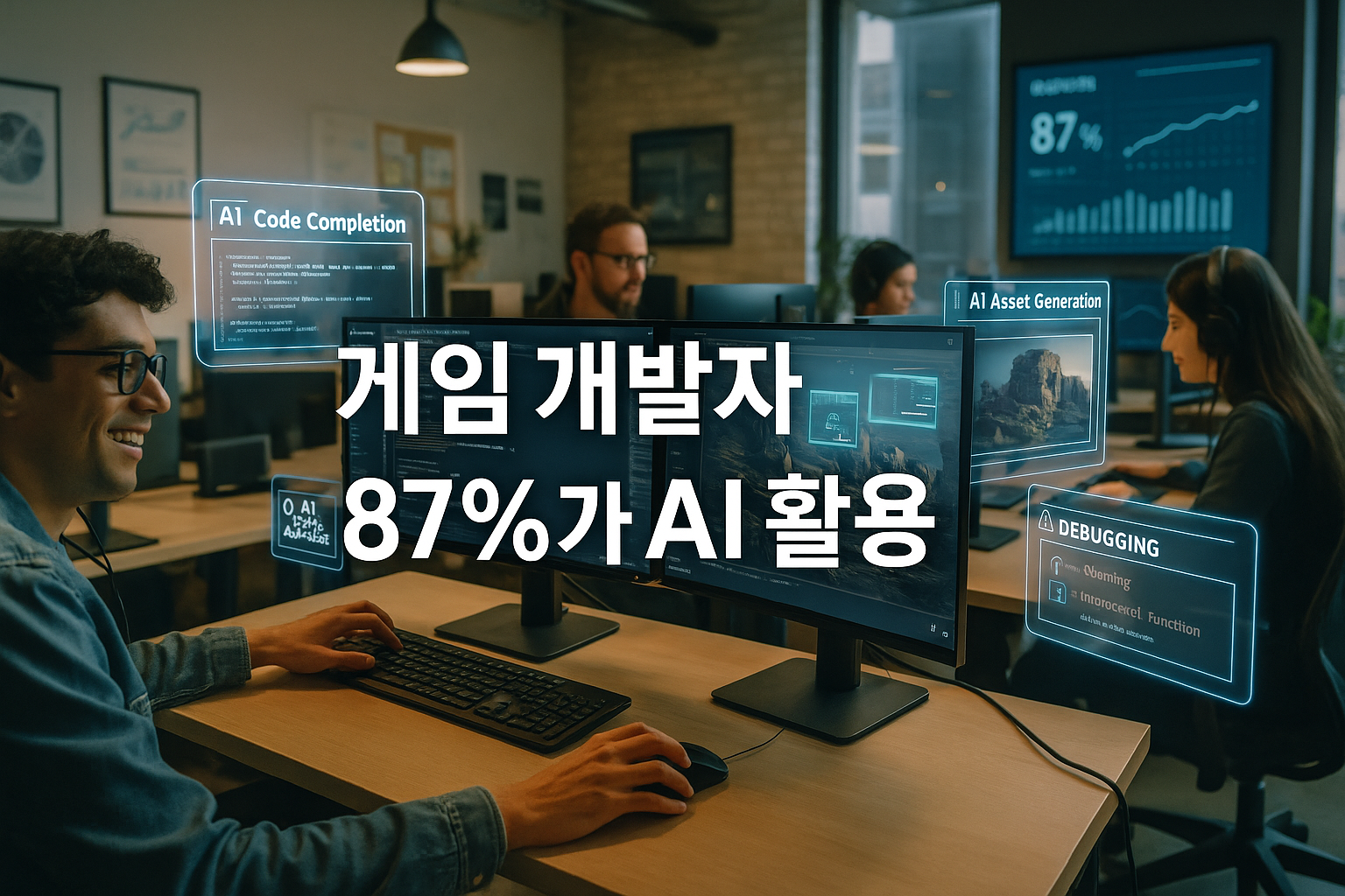 결국 현실이 됐다, 구글 조사 결과 게임 개발자 87%가 AI 도구 사용