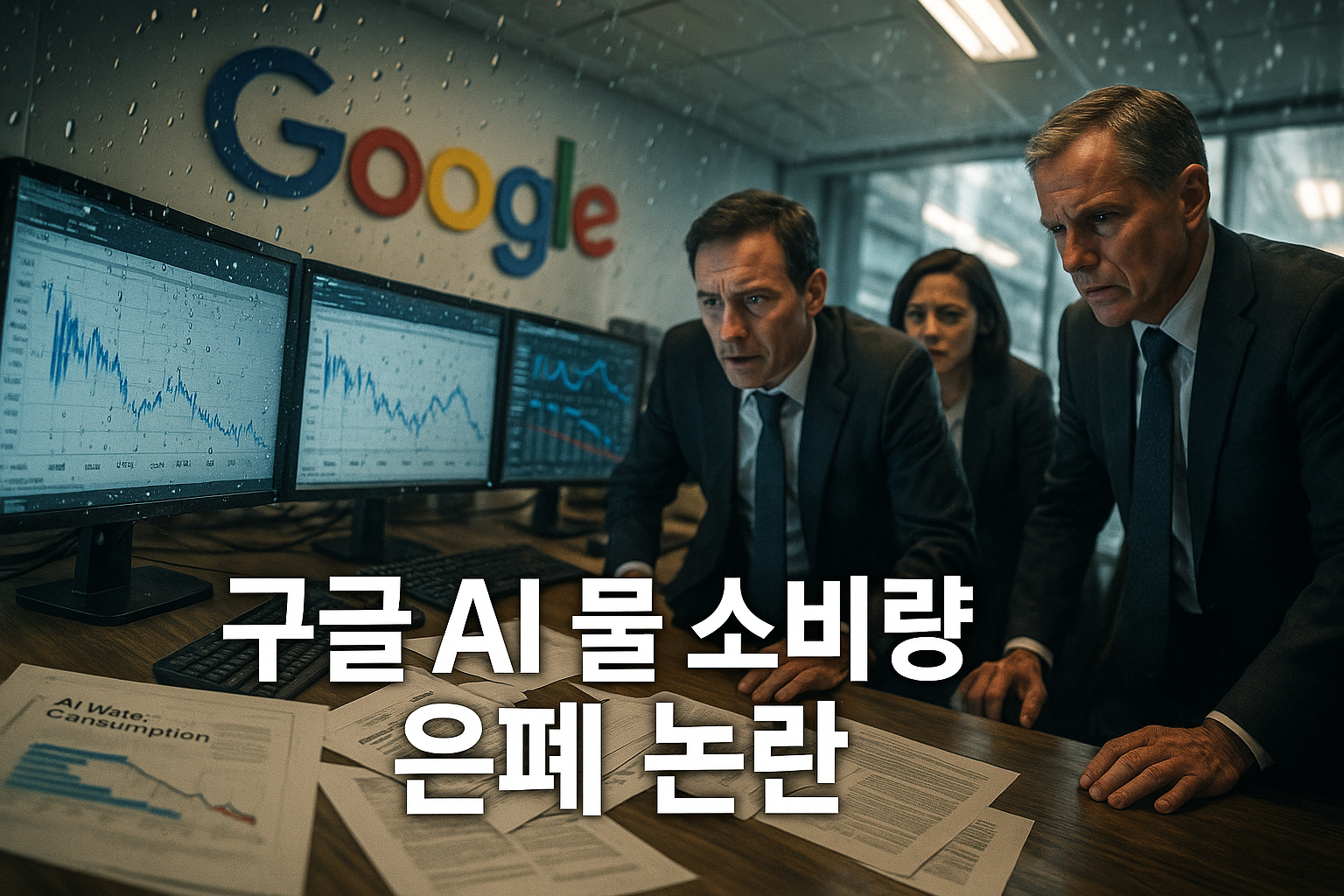 구글, AI 물 소비량 숨기려 통계 조작 논란 '결국 들통'