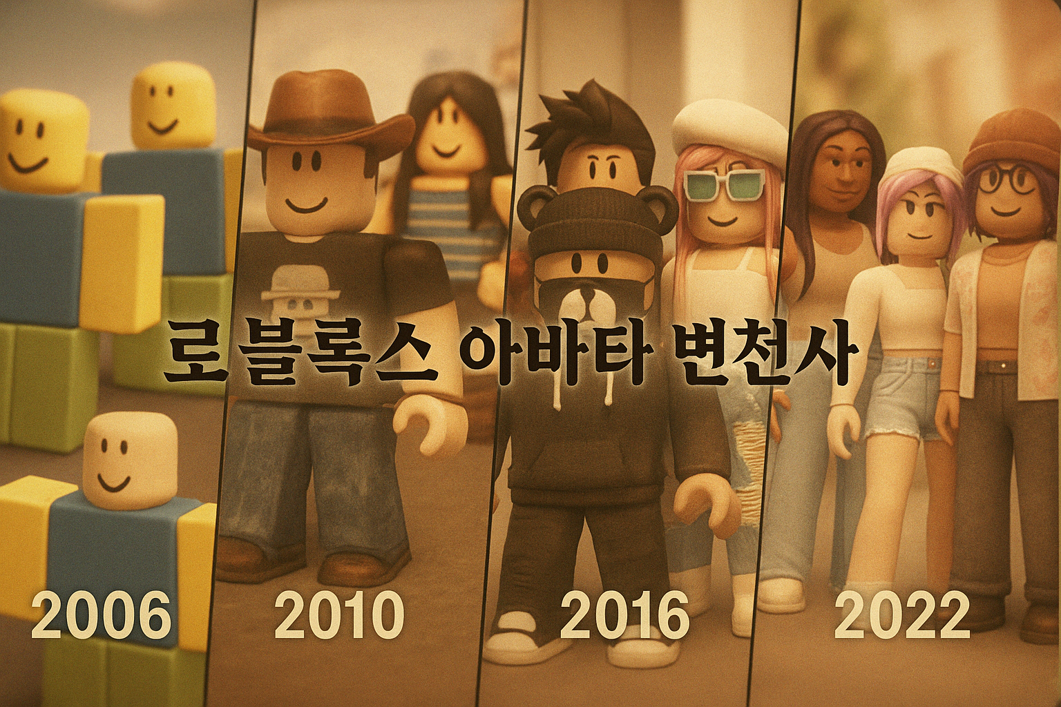로블록스 아바타 시대별 논쟁 가열, 결국 '2016-2019년'이 최고?