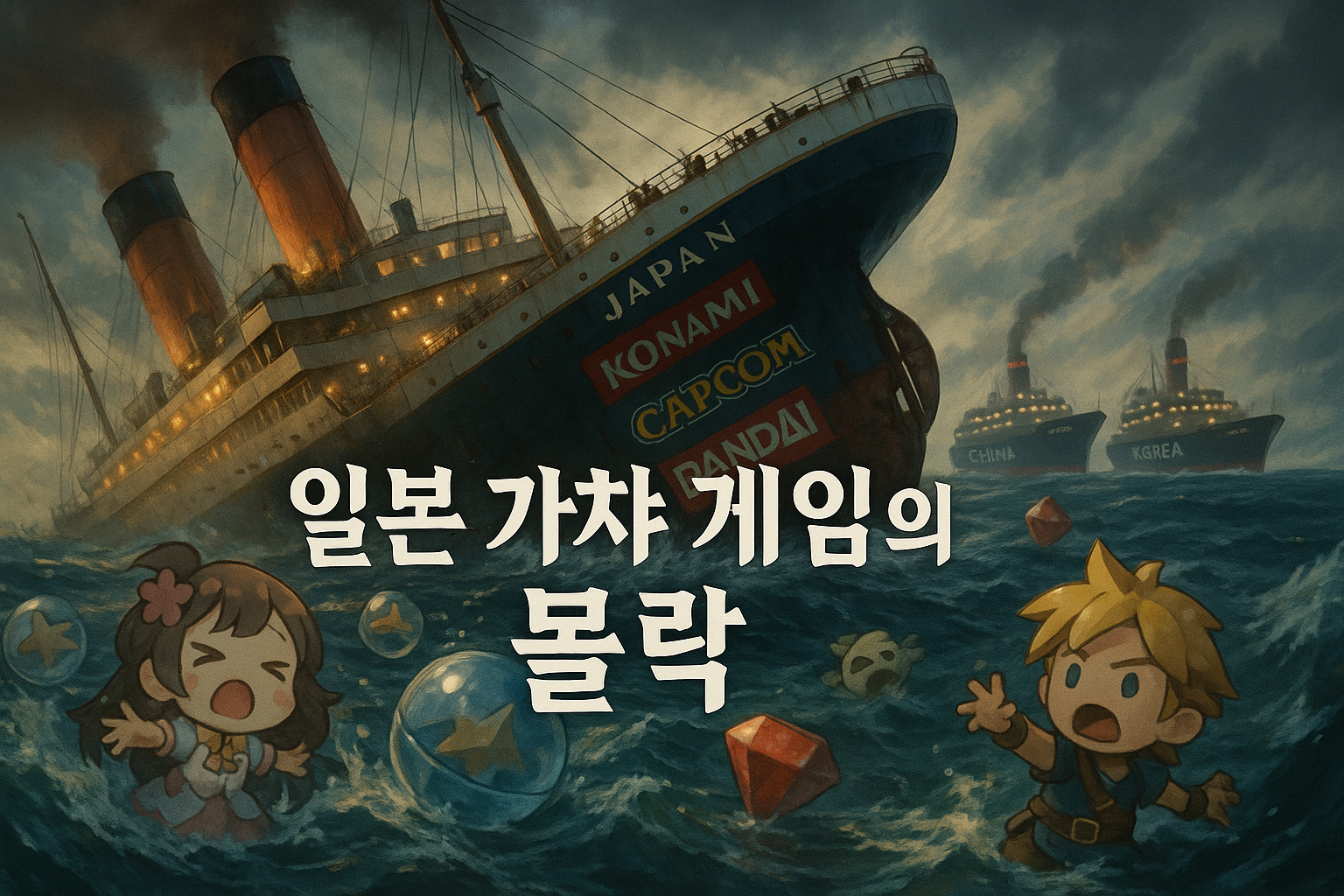 일본 가챠 게임 업계의 위기설, '타이타닉이 가라앉는 중'이라는 개발자의 충격 고백