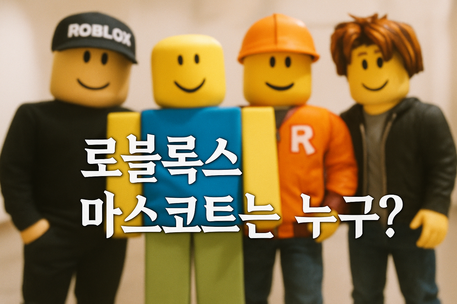 로블록스 마스코트 논쟁 발칵, 결국 뉴비가 진짜 마스코트였다?