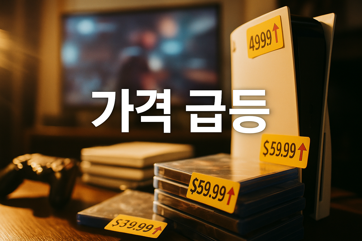 게임업계 발칵, 콘솔과 게임 가격이 출시 후 오히려 올랐다