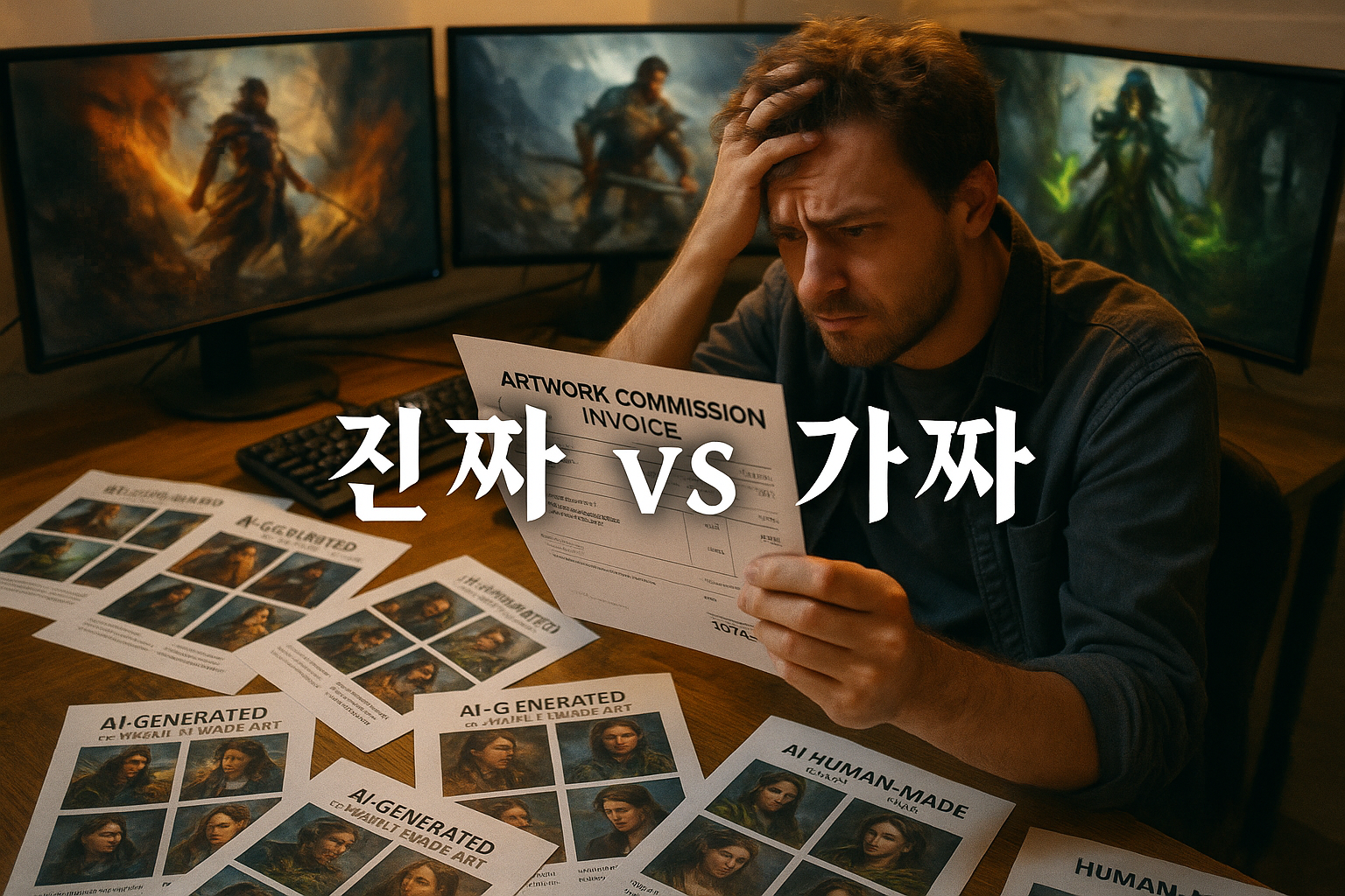 알고보니 진짜 작품이었다...유명 MTG 아티스트 그림을 'AI 생성품'으로 오인한 퍼블리셔 논란