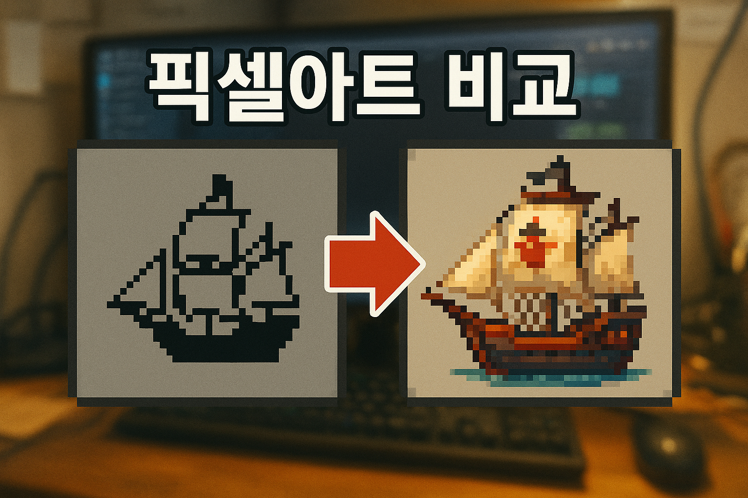 AI 아트에서 직접 그린 픽셀아트로 '경악스러운 변화', 인디 개발자의 용기있는 도전