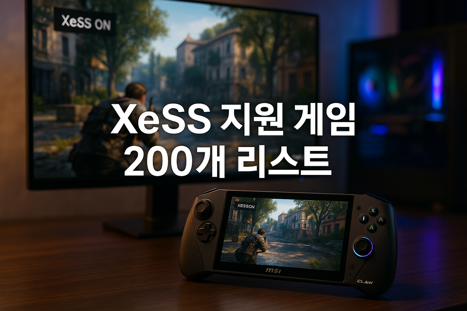MSI 클로 8 AI+ 유저가 직접 정리한 XeSS 지원 게임 200개 리스트 공개