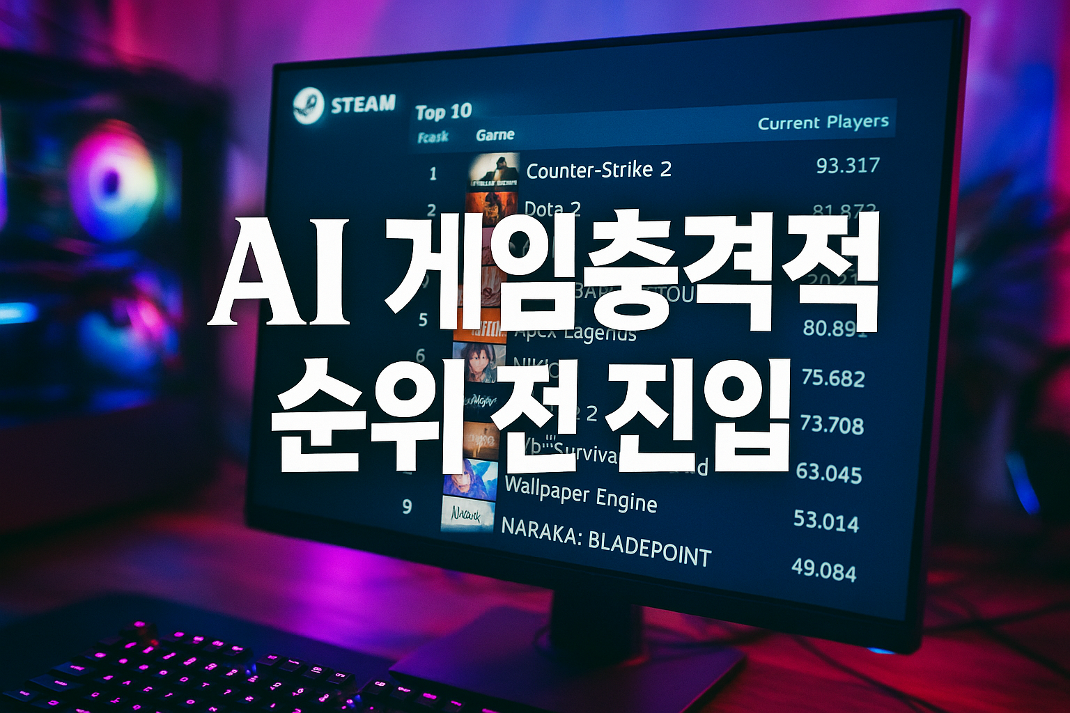 AI 게임이 스팀 10위? '펨보이 후타 하우스'가 불러온 충격