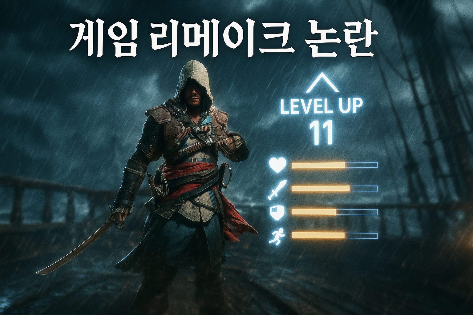 어쌔신 크리드 블랙 플래그 리메이크 유출, RPG 시스템 도입에 팬들 발칵